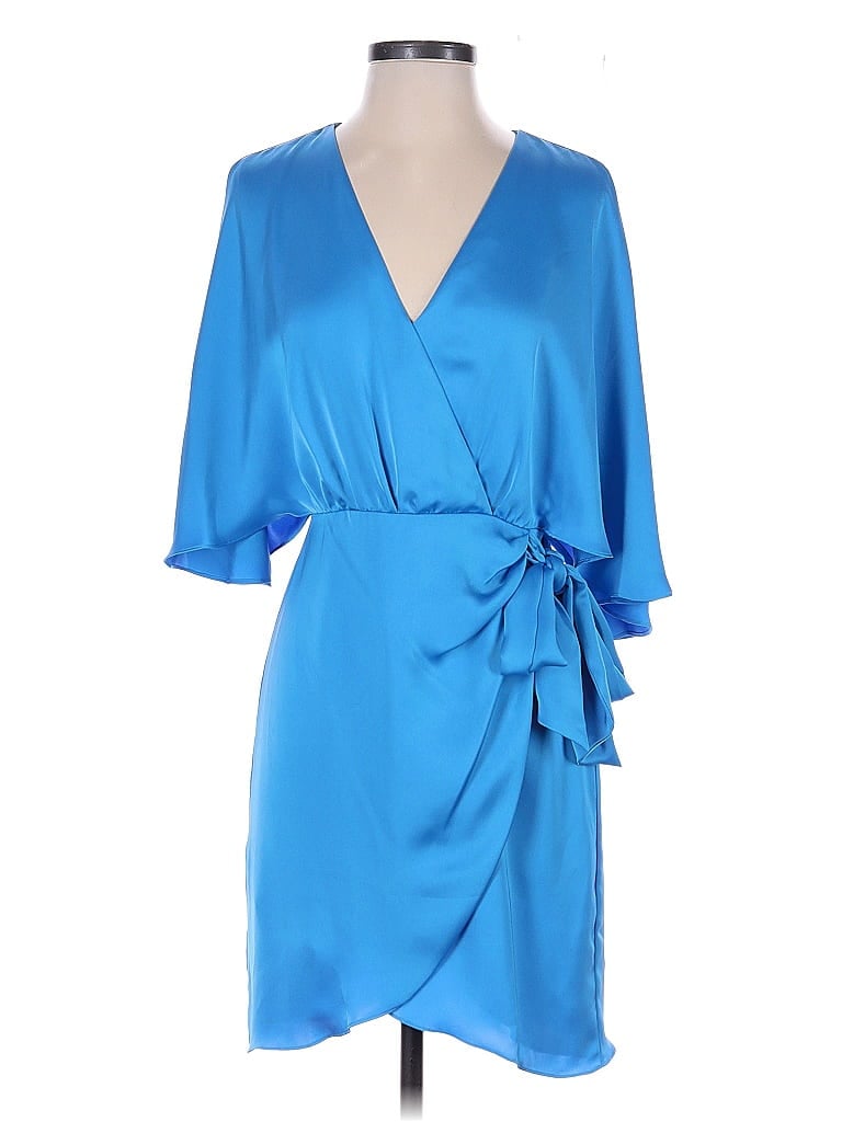 Pre-owned Ramy Brook Cocktail Dress In Blue