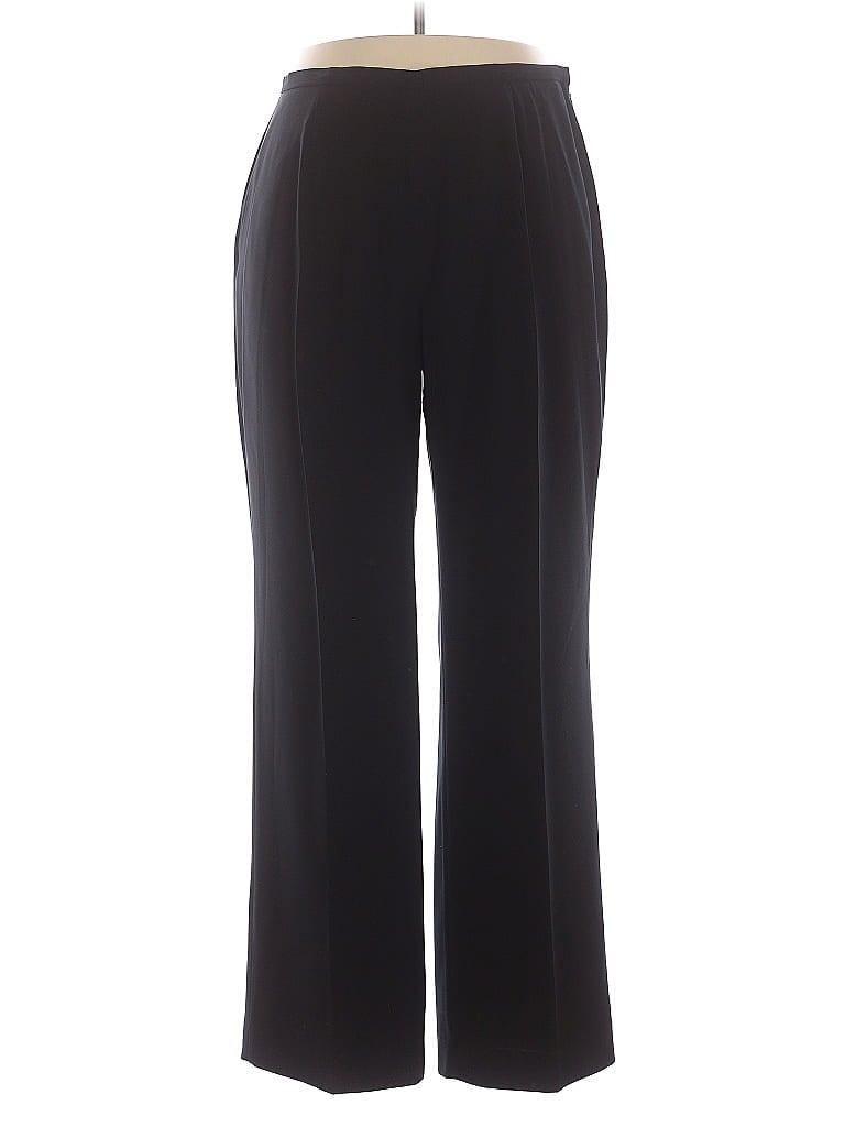 Kasper 100% Polyester Black Dress Pants Size 14 - photo 1