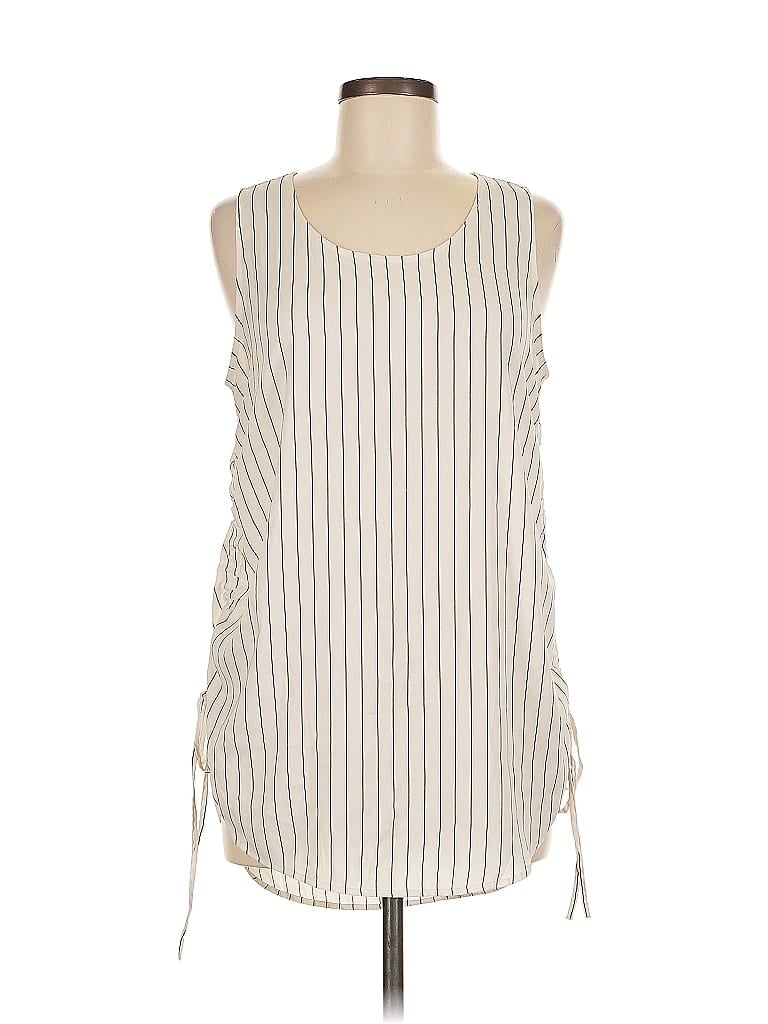 ANN TAYLOR Pre-owned Sleeveless Blouse In White