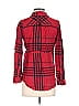 Liz Lange Maternity for Target 100% Rayon Plaid Red Long Sleeve Button-Down Shirt Size XS - photo 1