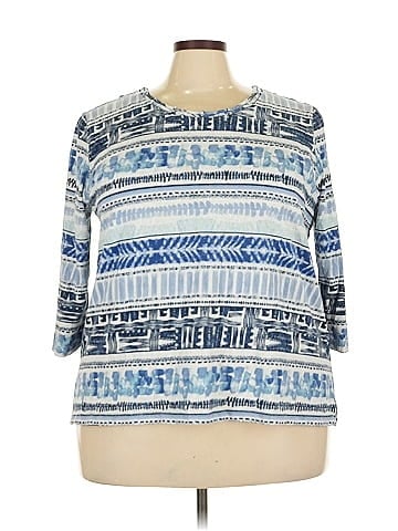 Alfred Dunner 3/4 Sleeve T-Shirt (view 1)