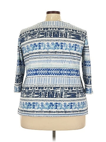 Alfred Dunner 3/4 Sleeve T-Shirt (view 2)