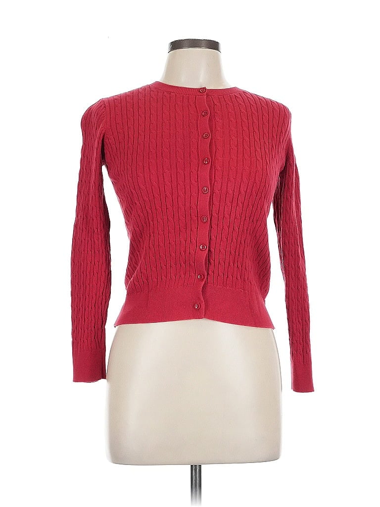 Pre-owned Unbranded Cardigan Sweater In Red