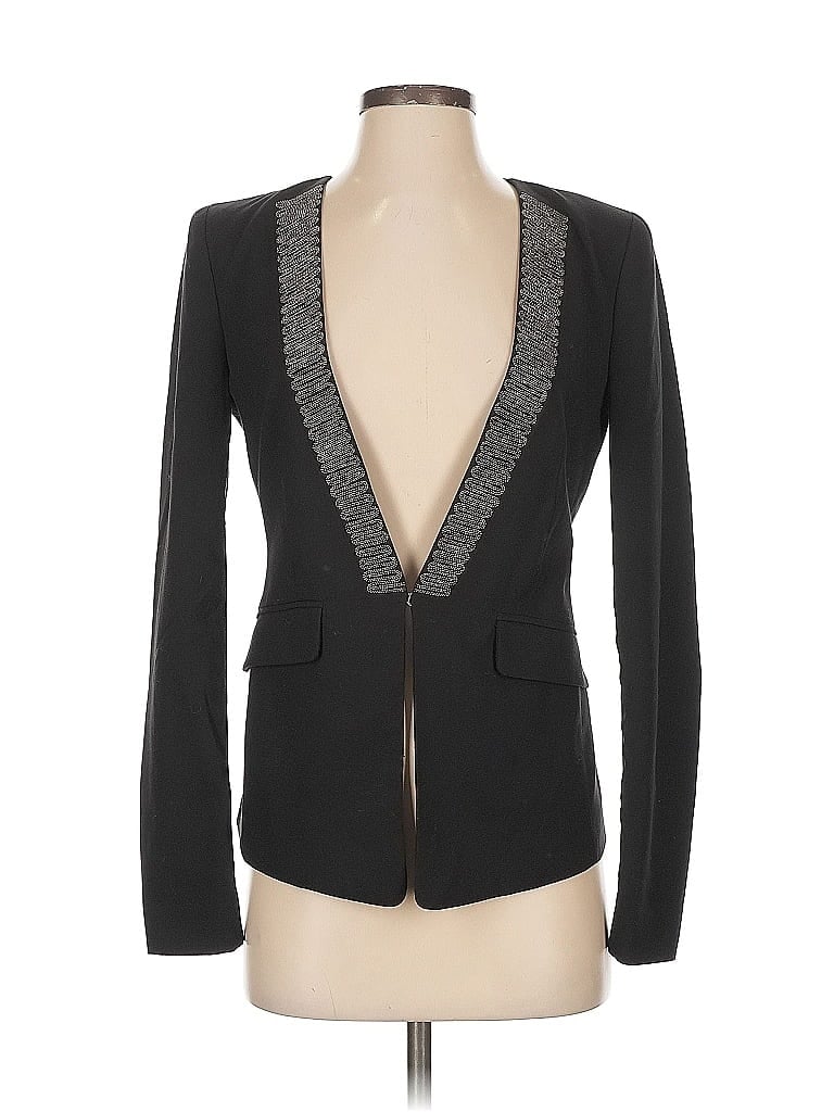 Pre-owned Bcbgmaxazria Blazer Jacket In Black
