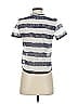 JOA Stripes Silver Short Sleeve Top Size XS - photo 2