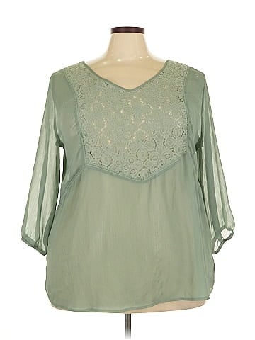 AGB 3/4 Sleeve Blouse (view 1)
