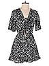 Anna-kaci 100% Polyester Polka Dots Black Romper Size 00 - photo 1