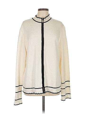St. John Sport Wool Cardigan (view 1)