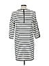 Kenar Stripes White Casual Dress Size 8 - photo 2