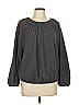 Ann Taylor LOFT Outlet Gray 3/4 Sleeve Blouse Size L - photo 1