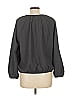 Ann Taylor LOFT Outlet Gray 3/4 Sleeve Blouse Size L - photo 2