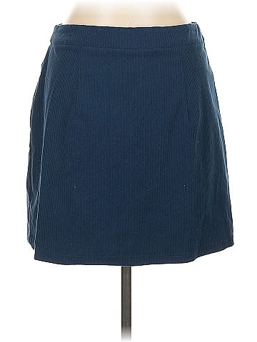 Kate Kasin Denim Skirt (view 2)