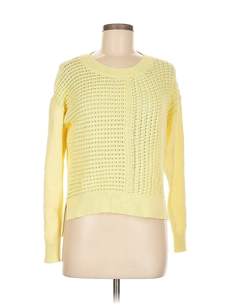 Pre-owned Banana Republic Factory Store Pullover Sweater In Yellow