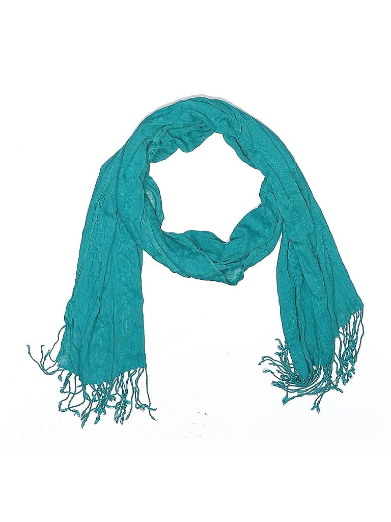 Pre-owned Unbranded Scarf In Blue