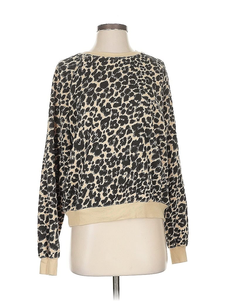 Pre-owned Maeve Pullover Sweater In Gold