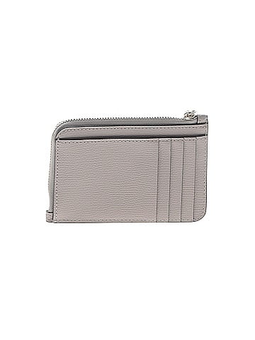 Kate Spade New York 100% Leather Gray Leather Card Holder One size