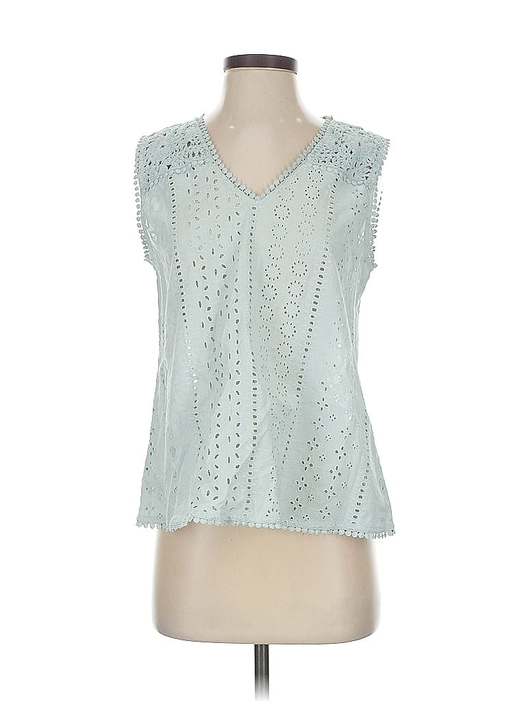 Click to view more detailed imagery on our partner's website Pre-owned Joie Sleeveless Blouse In Blue