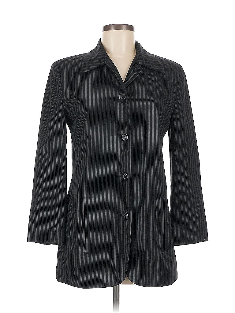 Click to view more detailed imagery on our partner's website Pre-owned Halston Blazer Jacket In Black