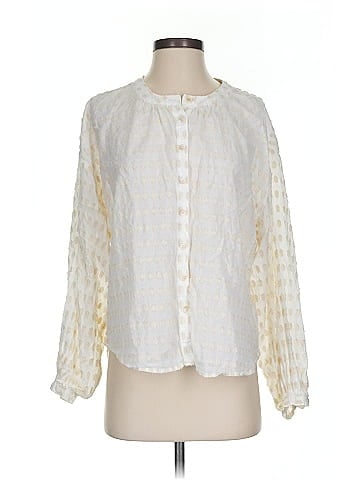 Pilcro by Anthropologie 3/4 Sleeve Blouse (view 1)