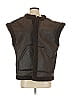 Future Collective 100% Recycled Polyester Brown Faux Fur Vest Size S - photo 1