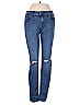J Brand Hearts Blue Jeans Size 25 waist - photo 1