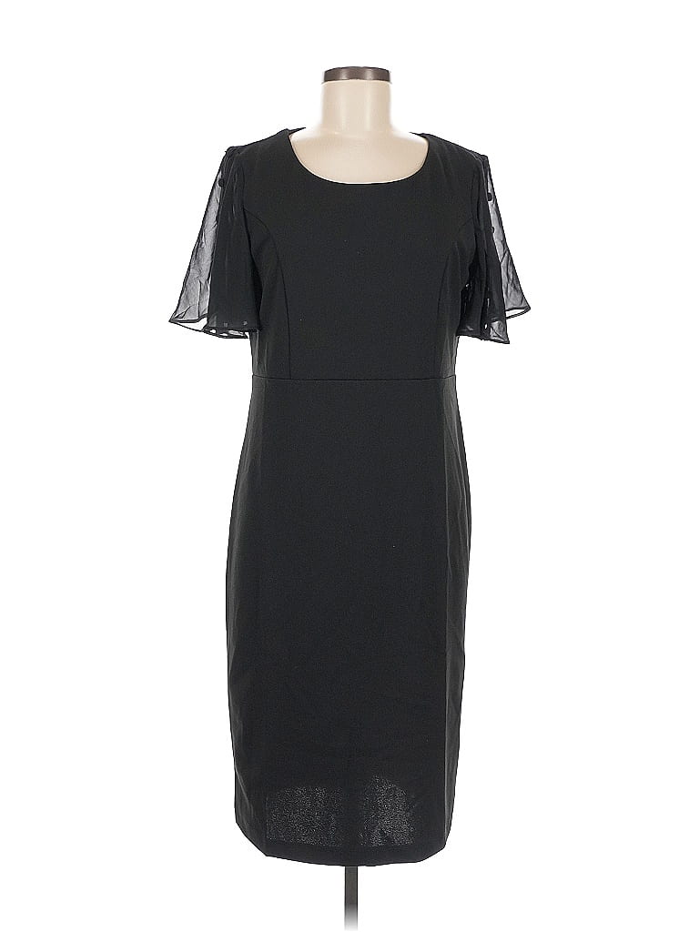 Pre-owned Nina Leonard Cocktail Dress In Black
