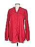 JM Collection Red Long Sleeve Blouse Size 12 - photo 1