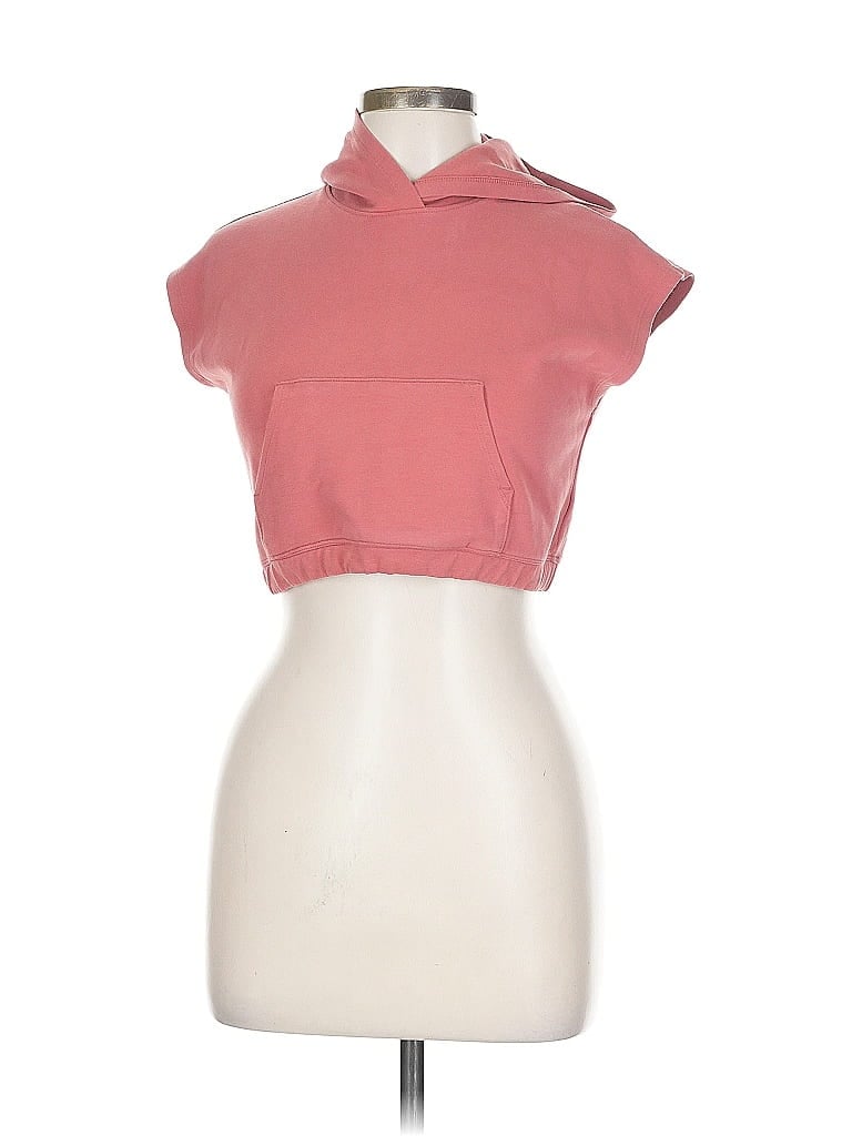Pre-owned Active By Old Navy Short Sleeve Turtleneck In Pink