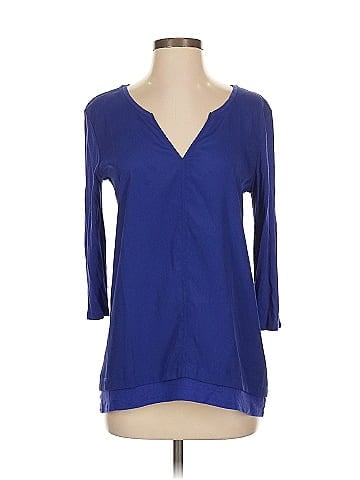 Soho JEANS NEW YORK & COMPANY 3/4 Sleeve Blouse (view 1)