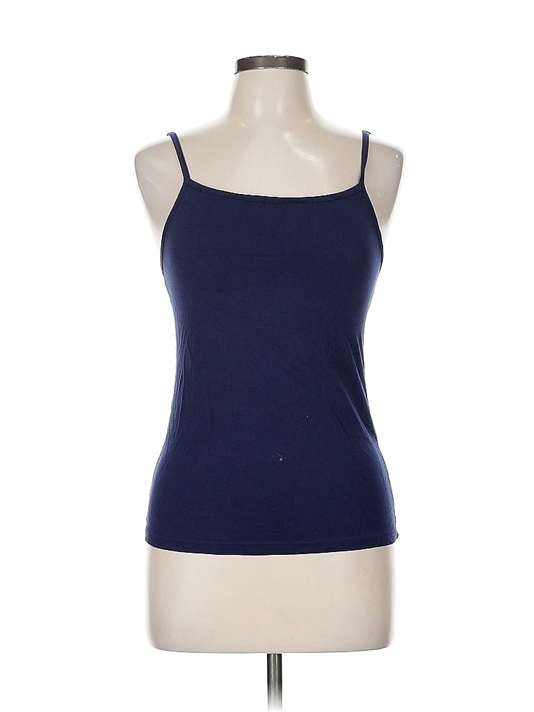 Pre-owned Agnes & Dora Tank Top Blue Halter Neckline Tops