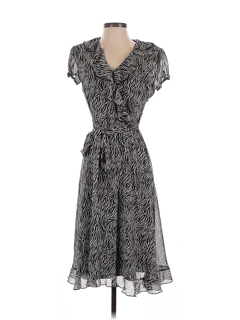 Pre-owned Msk Cocktail Dress In Gray