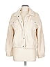 Mystree Ivory Faux Fur Jacket Size L - photo 1