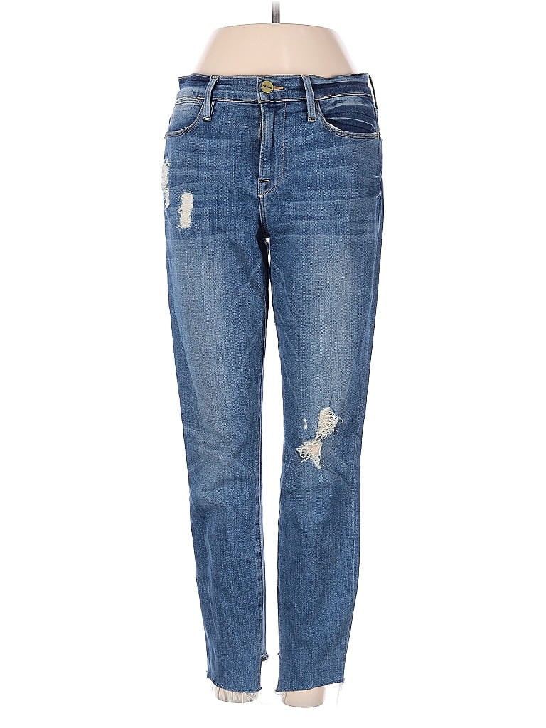 Pre-owned Frame Jeans In Blue