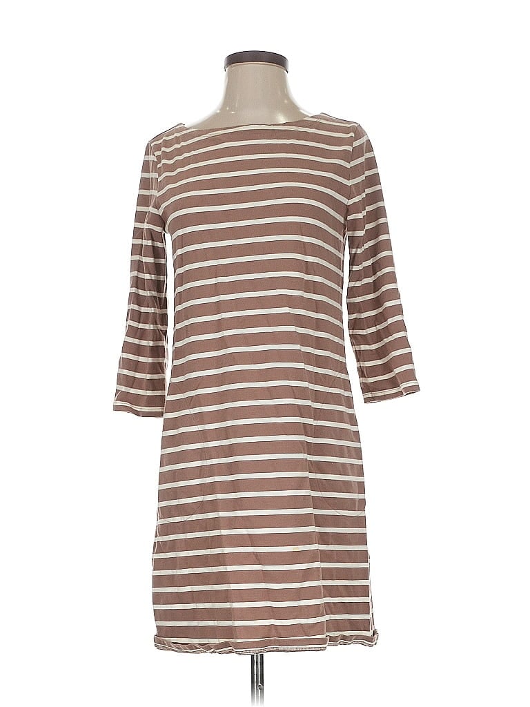 Pre-owned Garnet Hill Casual Dress In Brown