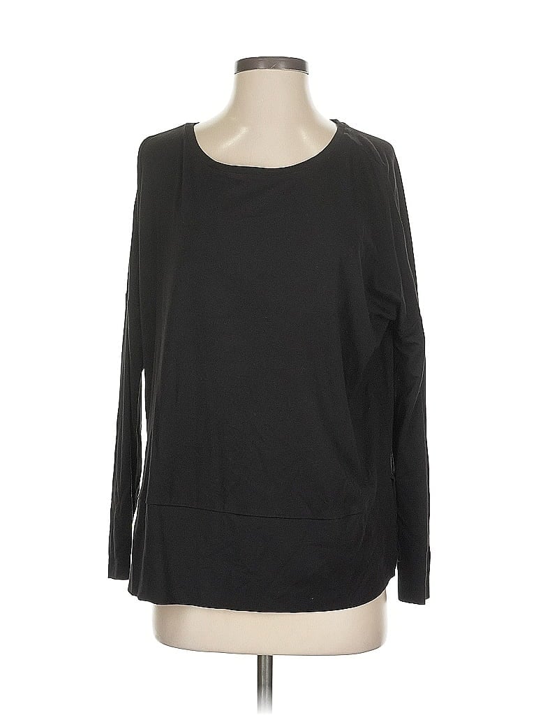 Pre-owned Ann Taylor Loft Sweatshirt In Black