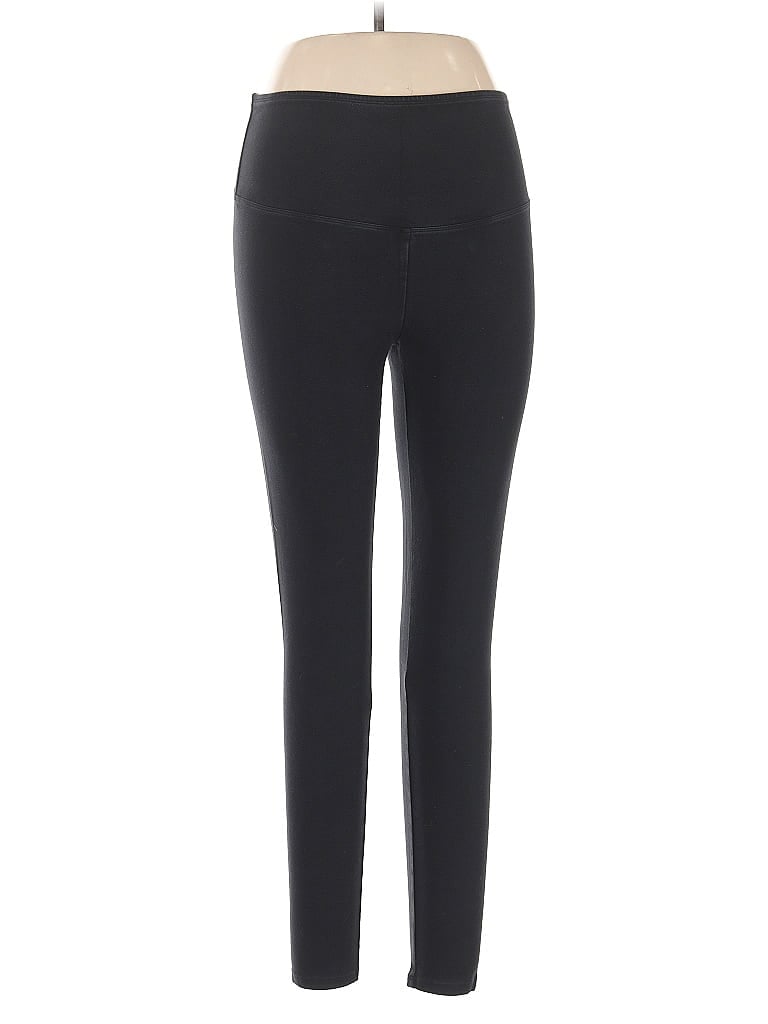 Pre-owned Yummie Active Pants In Black