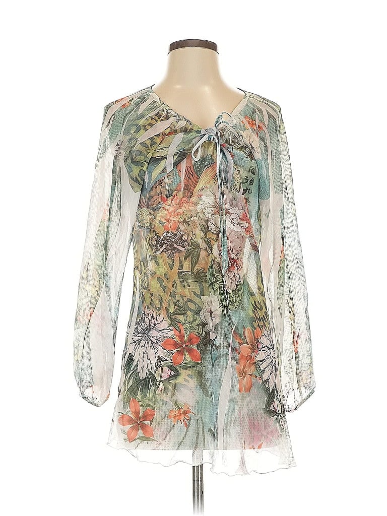 Pre-owned Assorted Brands Cocktail Dress In Green