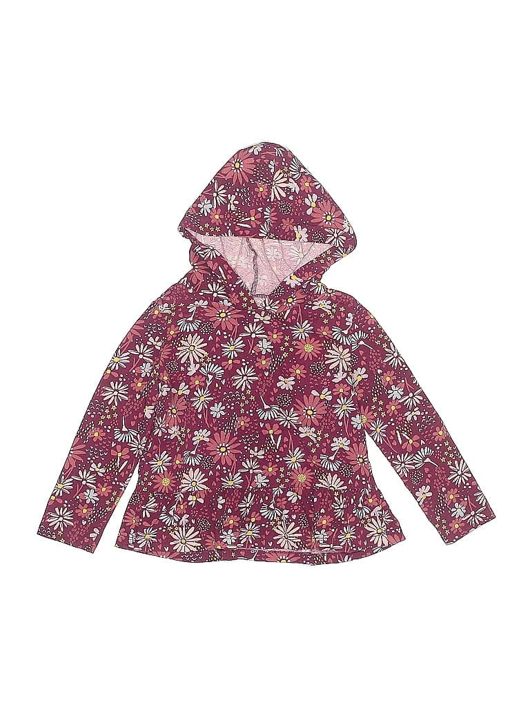 Pre-owned Carter's Kids' Zip Up Hoodie In Pink