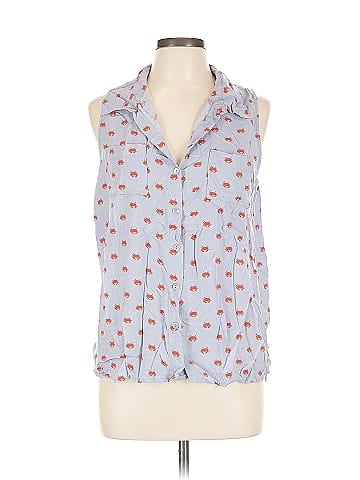 Just Living Sleeveless Button-Down Shirt (view 1)