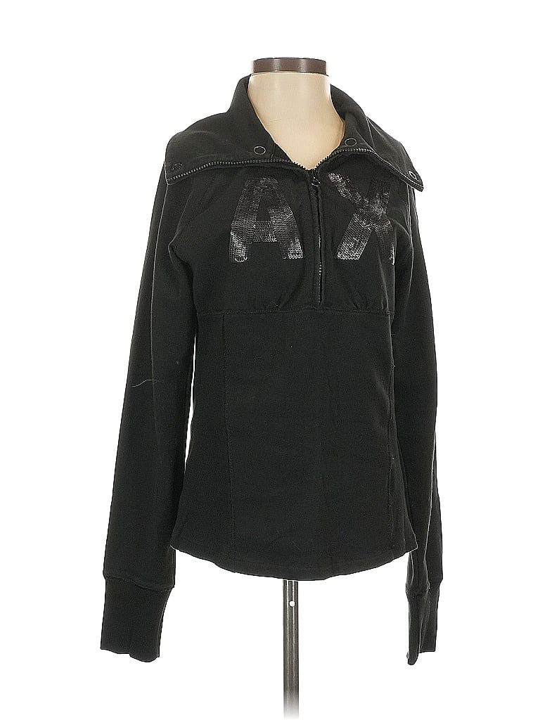 Armani Exchange Black Long Sleeve Top Size S - photo 1