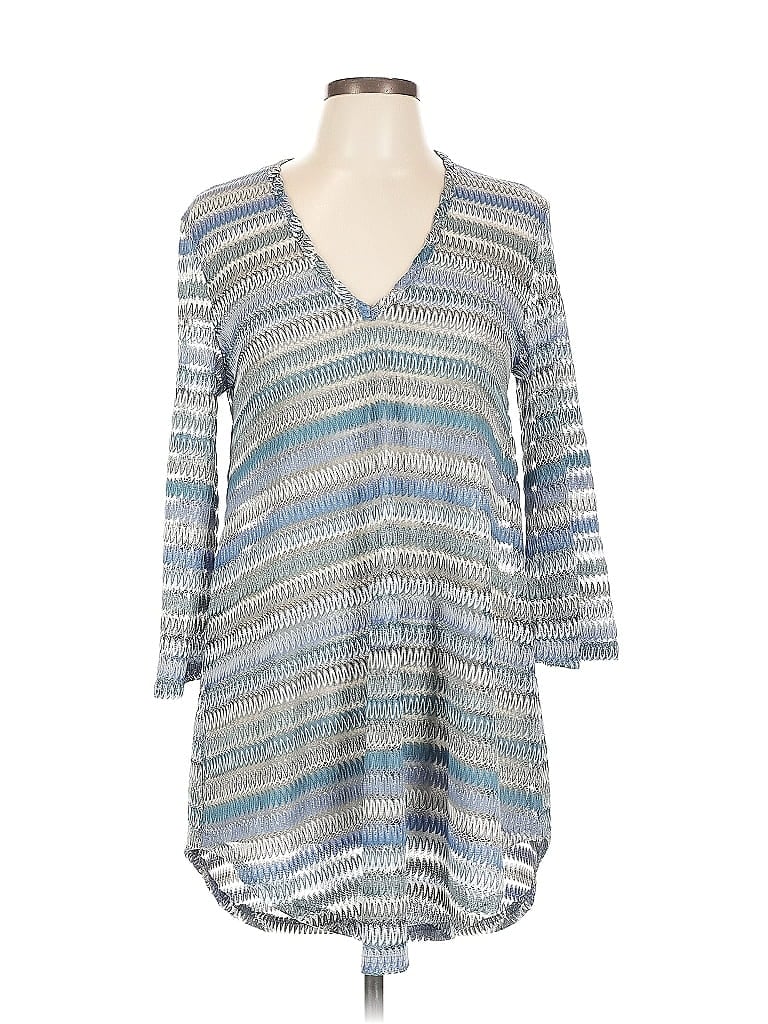 Pre-owned Elif For Jordan Taylor Casual Dress In Blue