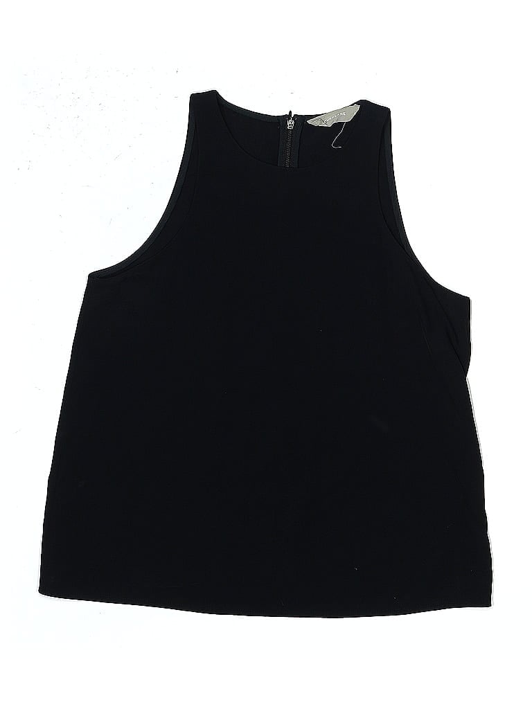 Click to view more detailed imagery on our partner's website Pre-owned Everlane Sleeveless Top Black Halter Neckline Tops