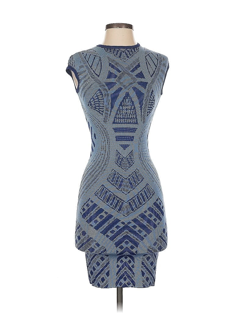 Pre-owned Torn By Ronny Kobo Cocktail Dress In Blue