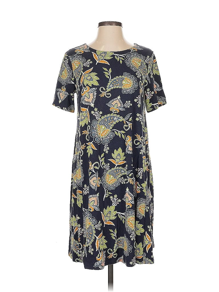 Pre-owned Ann Taylor Loft Casual Dress In Gray