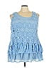 One World Blue Cocktail Dress Size 3X - photo 1