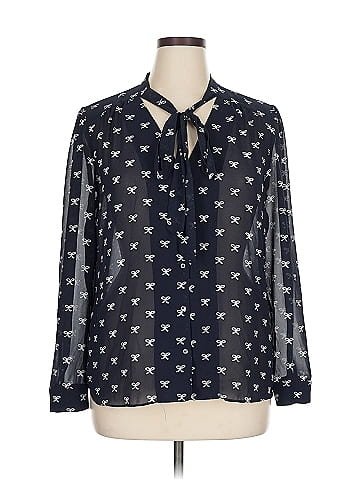 Ann Taylor Long Sleeve Blouse (view 1)