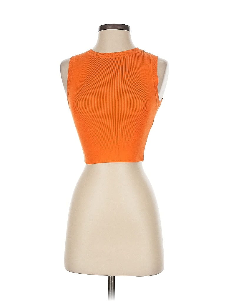 Click to view more detailed imagery on our partner's website Pre-owned Zara Cardigan Sweater In Orange