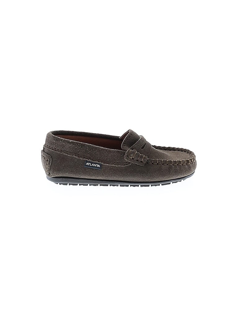 Pre-owned Atlantis Kids' Flats In Brown