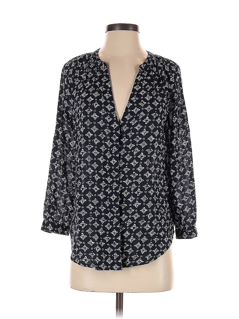 Click to view more detailed imagery on our partner's website Pre-owned Paige 3/4 Sleeve Blouse In Black