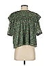Porridge Green Short Sleeve Blouse Size S - photo 1